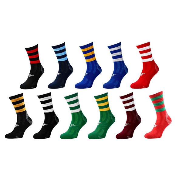 Ellistown Pro Hooped Kids GAA Mid Socks