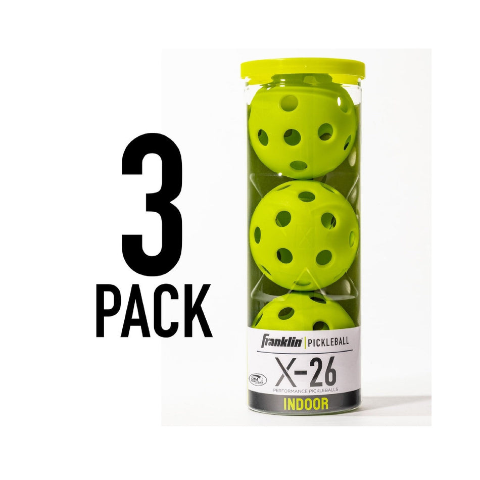 Franklin Indoor X-26 Pickleball (Pack of 3)