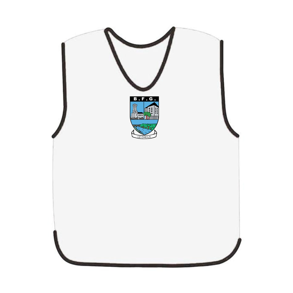 Crested Training Bib White (Pack of 20)