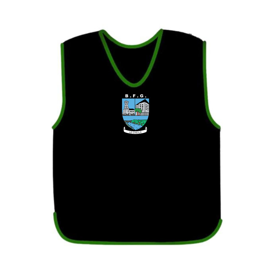 Crested Training Bib Black (Pack of 20)